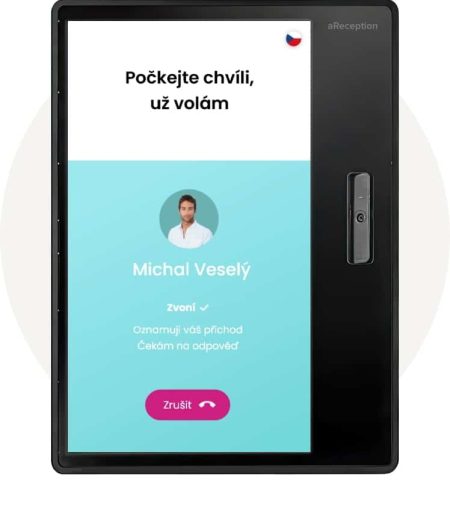 aReception terminál - volám